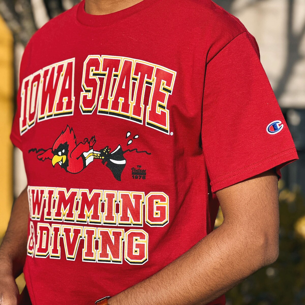 Champion® Iowa State Swimming & Diving Cy Cardinal T-Shirt